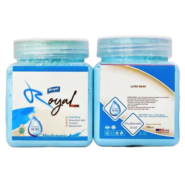 ماسک پودری لاتکسی هیالورونیک اسید رویال Royal